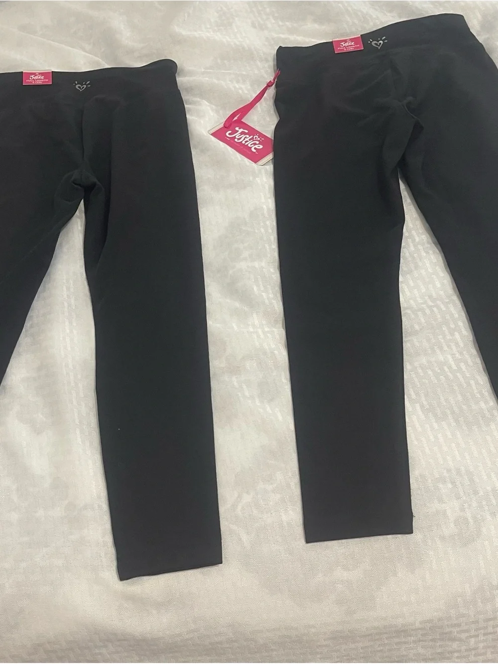 Justice Black Girls' Leggings Twin Set